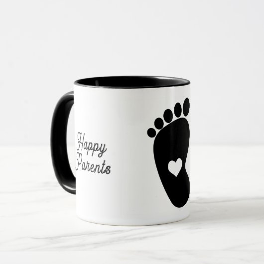 Bébé pied Mug (Devant gauche)