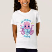 Bébé Pieuvre Kawaii – T-shirt (Devant)
