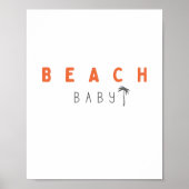 bébé plage. Affiche et impressions (Devant)