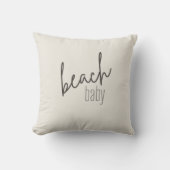 bébé plage. Coussins de jet (Recto)