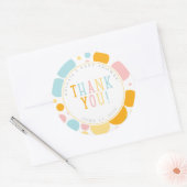 Bébé Pois amusant Sticker Baby shower (Enveloppe)