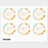 Bébé Pois amusant Sticker Baby shower (Feuille)