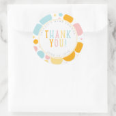 Bébé Pois amusant Sticker Baby shower (Sac)