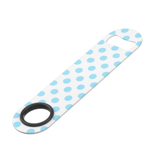 Bébé pois bleu et blanc (Dos Angle)