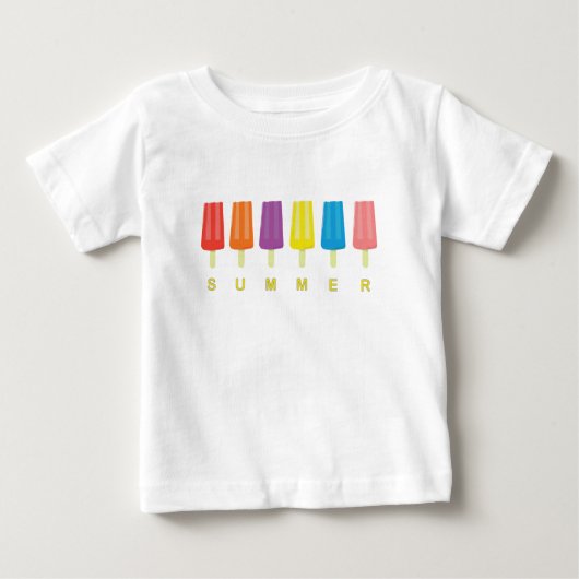 Bébé Popsicles pour mon T-shirt été (Devant)