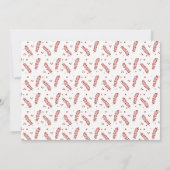 Bébé premier anniversaire Invitation d'hiver ONE d (Dos)