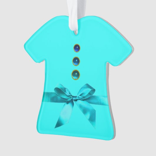 BÉBÉ PREMIER NOËL Bleu Ruban Bébé Garçon (devant)