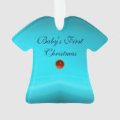 BÉBÉ PREMIER NOËL Bleu Ruban Bébé Garçon (dos)