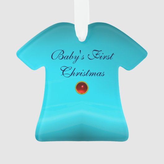 BÉBÉ PREMIER NOËL Bleu Ruban Bébé Garçon (dos)