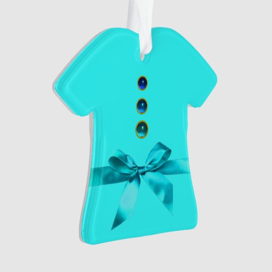 BÉBÉ PREMIER NOËL Bleu Ruban Bébé Garçon (devant)