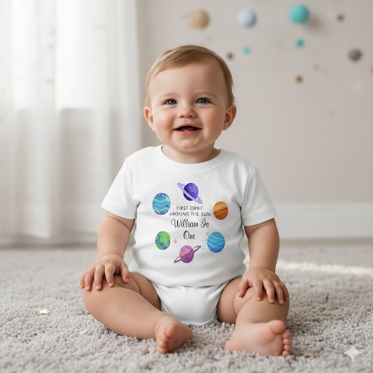 Bébé Première orbite autour du soleil T-shirt pour 1er 