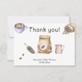 Bébé prépare du café Merci (Devant)