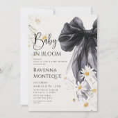 Bébé Préparé en Fleur Faire-Part de Naissance Fleu (Devant)