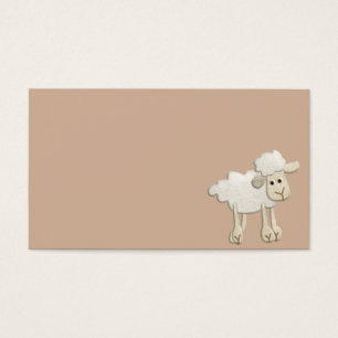 BÉBÉ PUFY LAMB SHEEP TEXTILE ART CARTOON CUT BEA