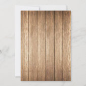 Bébé Q Bébé Couples Q Douche BBQ Invitation (Dos)