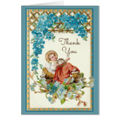 Bébé religieux Jésus Écriture Vintage (Devant)