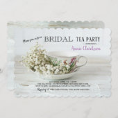 Bébé Respiration & Tasse de thé Invitation (Devant / Derrière)