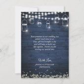 Bébé respirer Mason Jar Carte de remerciements pho (Dos)