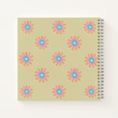 Bébé rose bleu marguerites Bible Study Journal (Dos)