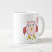 Bébé rose mignonne Chouette Mug (Devant droit)