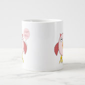 Bébé rose mignonne Chouette Mug (Devant)