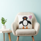 Bébé rose mignonne fille Coussin de pingouin (Chaise)