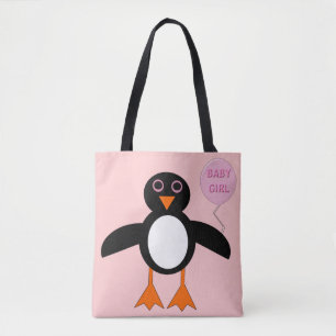 Bébé rose mignonne fille Sac fourre-tout de pingou