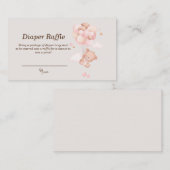 Bébé rose Ours et Ballons Cartes à roulettes (Devant / Derrière)