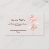 Bébé rose Ours et Ballons Cartes à roulettes (Devant)