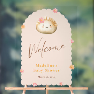 Bébé rose pâle Douche Bébé Fille Douche Accueil