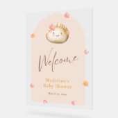 Bébé rose pâle Douche Bébé Fille Douche Accueil (Angle)