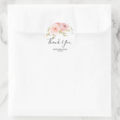 Bébé rose rose floral Fille Douche Stickers Favori (Sac)