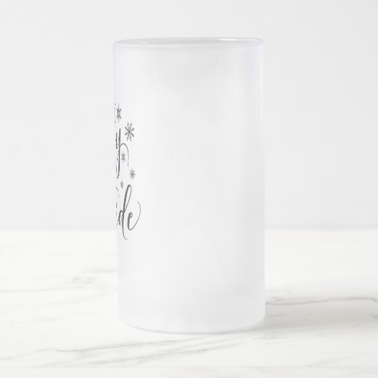 Bébé Sa Mug De Verre Froide À L'Extérieur (Centre)