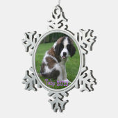 Bébé Saint Bernart 2013 Ornement (Vue impression)