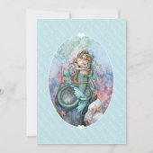 Bébé Saupoudrer Invitations Sirène et bébé (Devant)