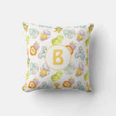 Bébé sauvage Animaux Lancer Oreiller (Recto)