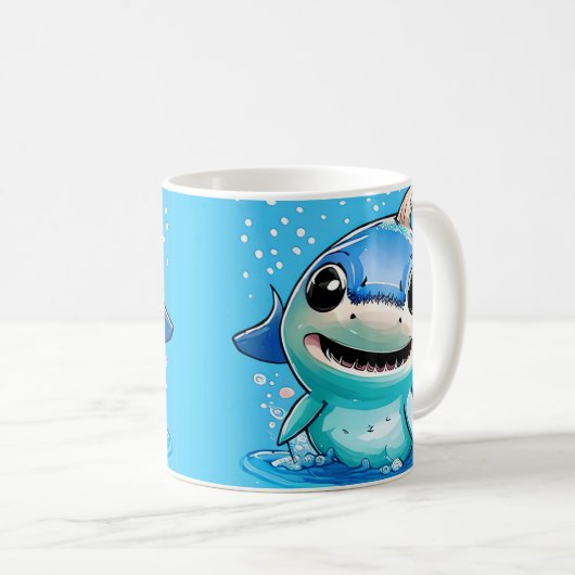 Bébé Shark Coffee Mug (Devant droit)