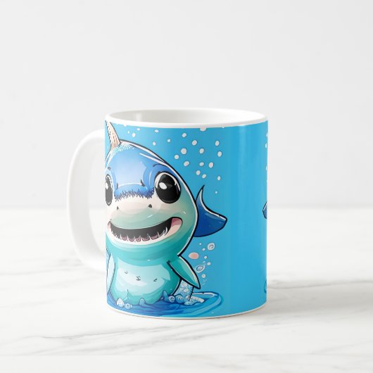 Bébé Shark Coffee Mug (Devant gauche)