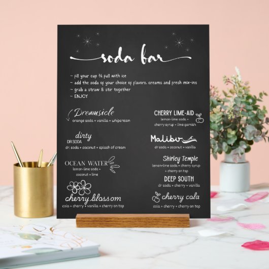 Bébé Soda Prêt à éclater Bar à soda (Mariage)