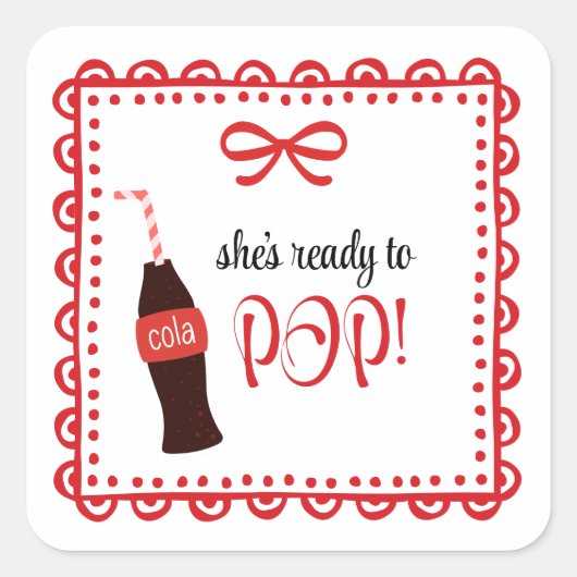 Bébé Soda prêt à Sticker POP (Devant)