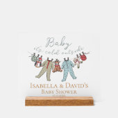 Bébé son Baby shower froid à l'extérieur de l'hive (Recto)