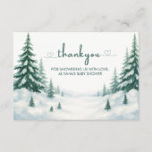 Bébé son Carte de remerciements de Baby shower ext (Devant)