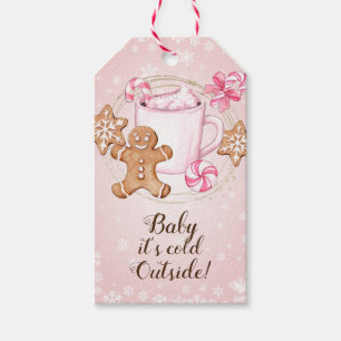 Bébé son étiquette cadeau extérieur froid