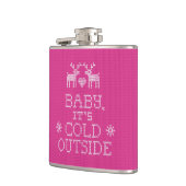 Bébé Son Flacon De Knit Doux Rose Froid À L'Extéri (Gauche)