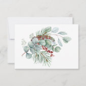 Bébé son froid à l'extérieur du baby shower carte  (Dos)