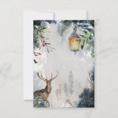 Bébé son froid à l'extérieur du baby shower carte  (Dos)