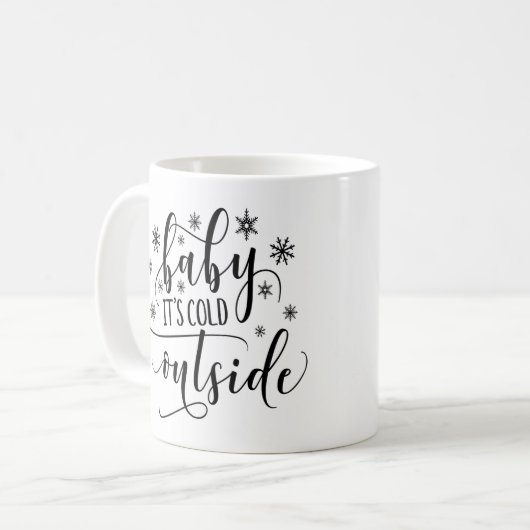 Bébé Son Froid À L'Extérieur Du Café Mug (Devant gauche)