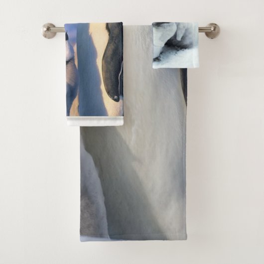 Bébé son froid dehors pingouin (En situation)