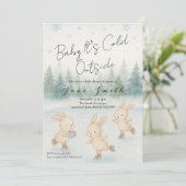 Bébé son froid invitation de douche extérieure (Debout devant)