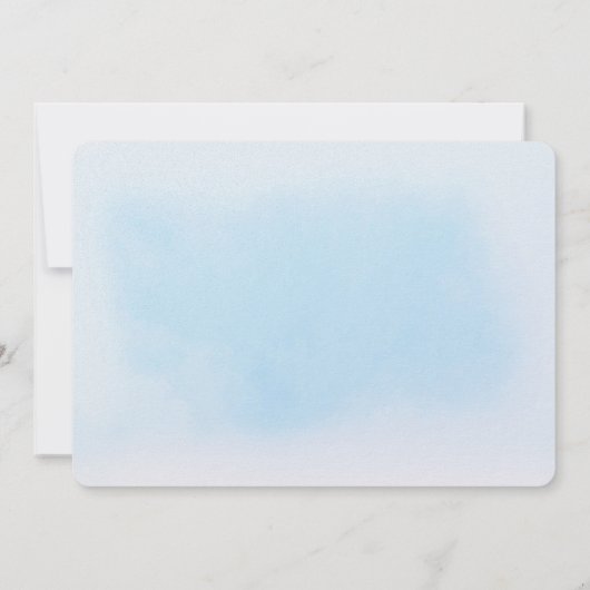 Bébé son invitation extérieure froide de baby (Dos)